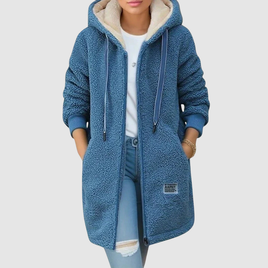 Mylène | Veste Polaire à Capuche