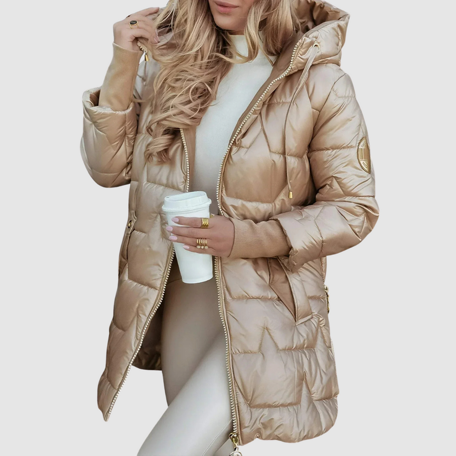 Rosalie | Veste Matelassée à Capuche