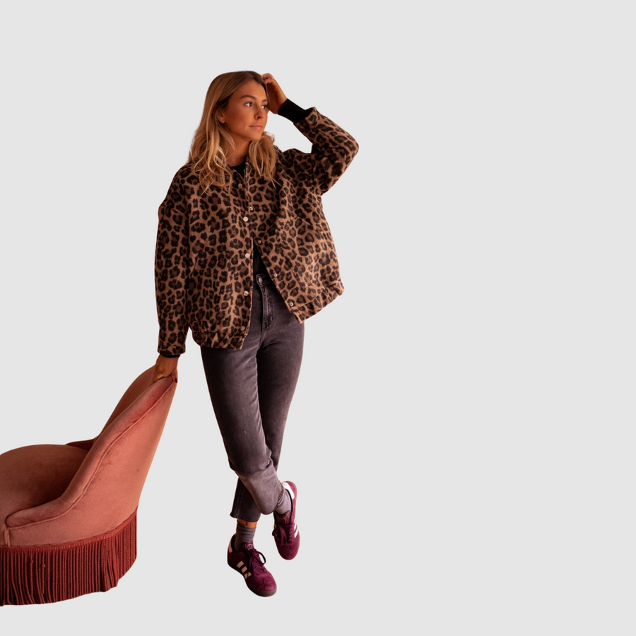 Clara | Veste d’Automne Imprimé Animal