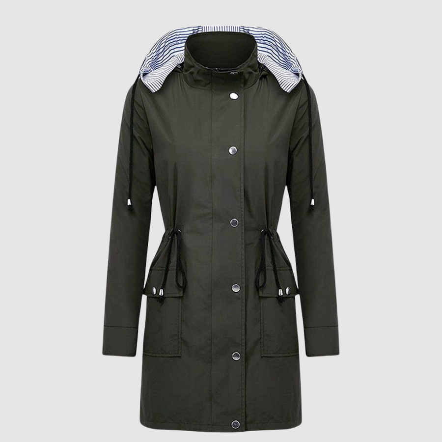 Ella | Parka Légère Cintrée à Capuche