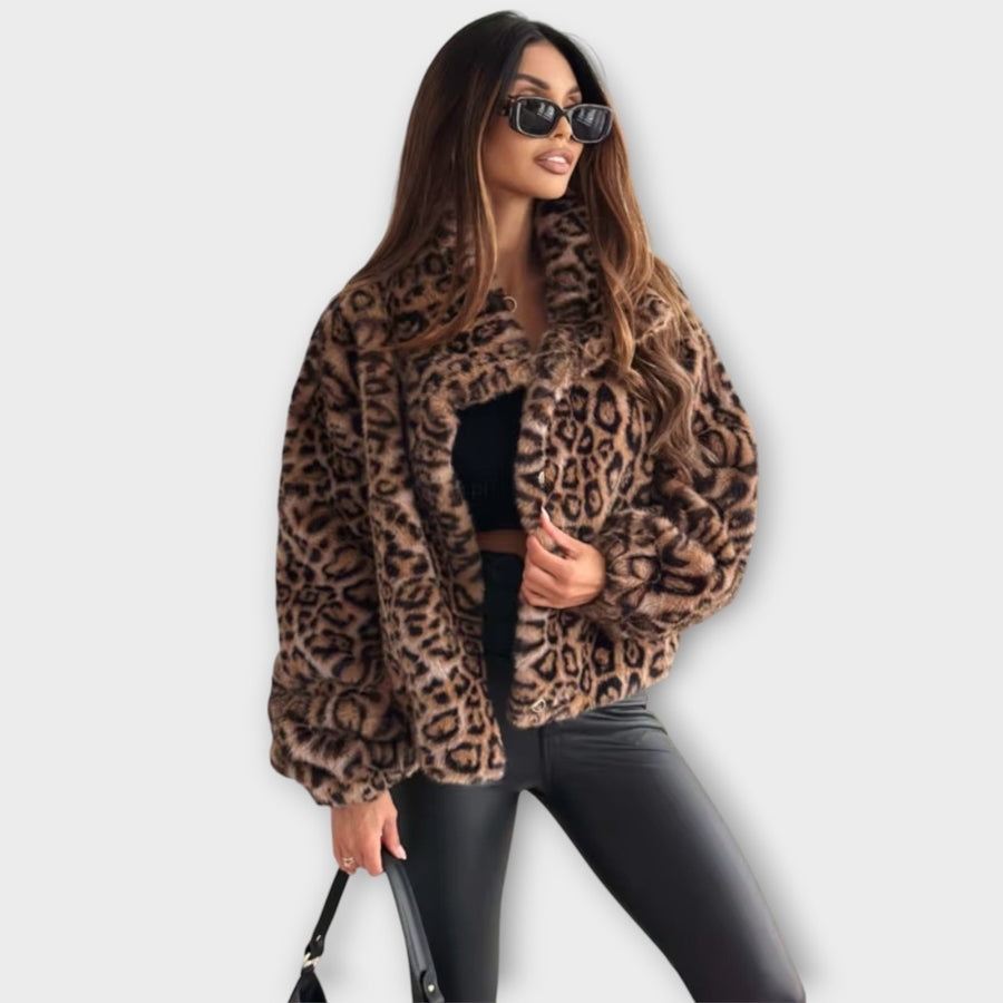 Léonor | Manteau Imprimé Léopard