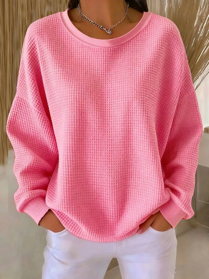 Nina | Pull gaufré classique