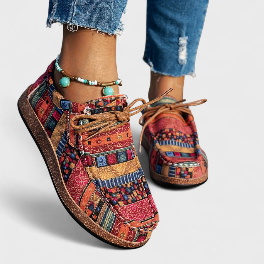 Amélie | Baskets à Lacets Bohèmes