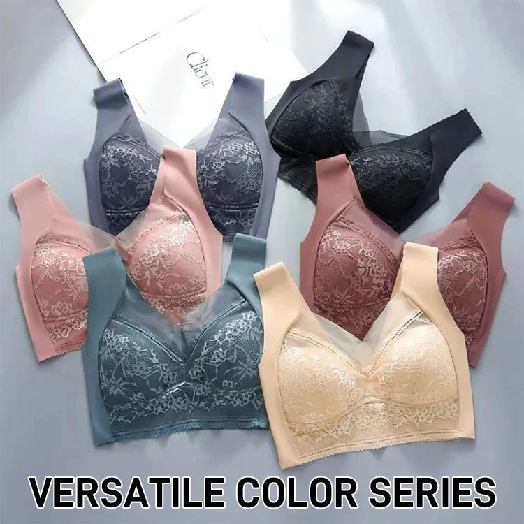 👙 Super Confortable Et Doux Soutien-Gorge Dentelle Pour Femmes Sans Armature