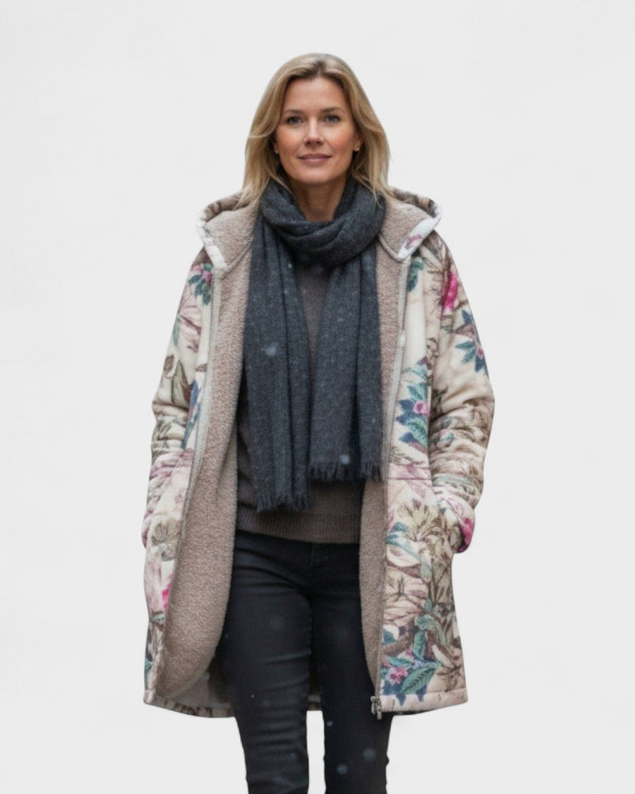 Iris | Veste Polaire Botanique Pastel