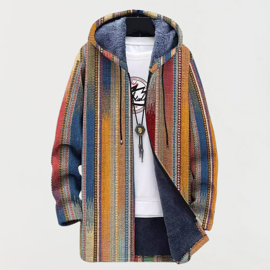 Hayden | Manteau à Motif Rayé