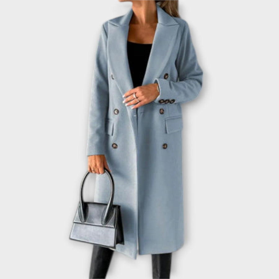 Judith | Trench Effet Laine Ceinturé