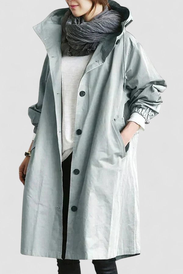 Dorothée | Manteau Imperméable à Capuche