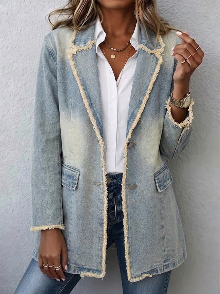 Hannah | Veste Oversize Vintage Bords Francs
